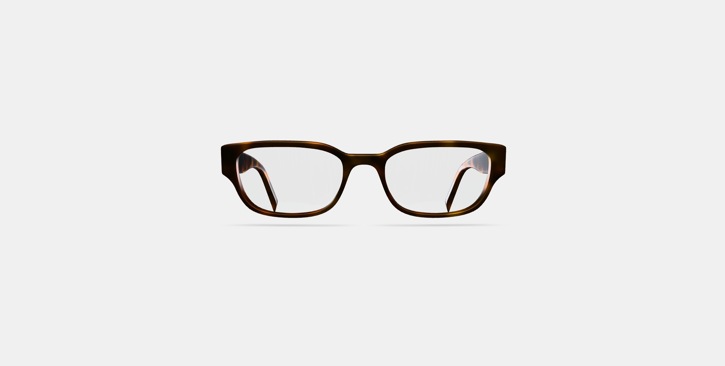 Brewster Eyeglasses in Woodgrain Tortoise 3D model_30