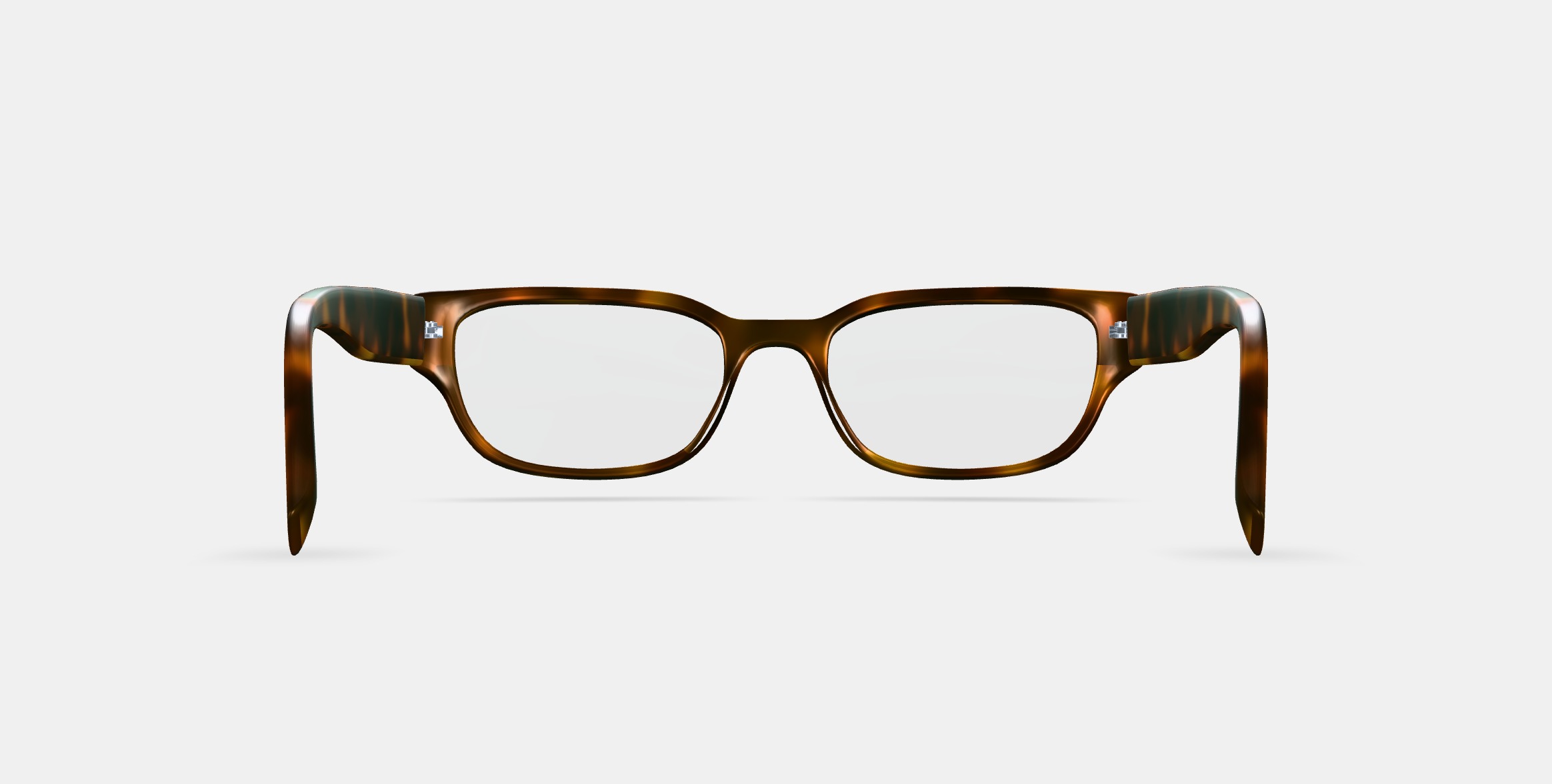 Brewster Eyeglasses in Woodgrain Tortoise 3D model_34