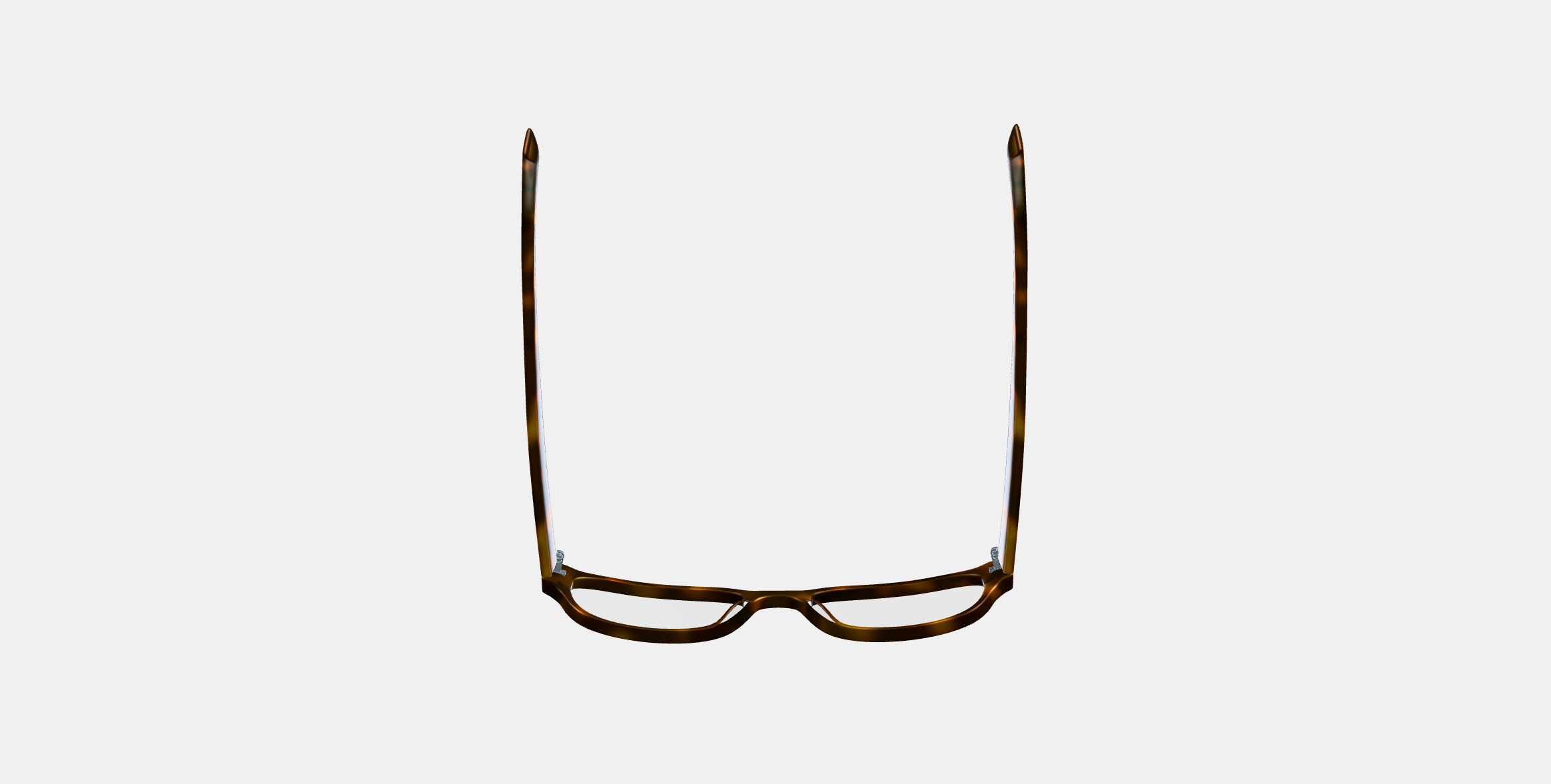 Brewster Eyeglasses in Woodgrain Tortoise 3D model_27