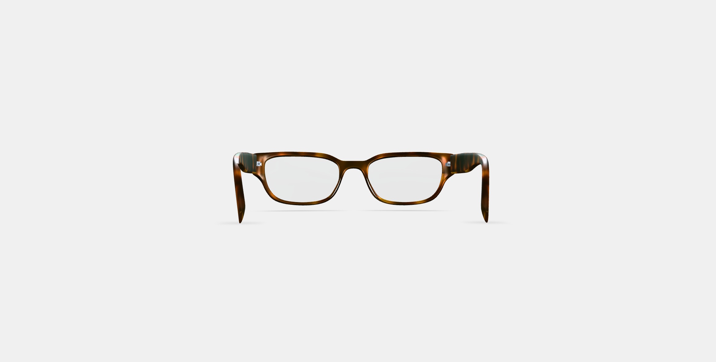 Brewster Eyeglasses in Woodgrain Tortoise 3D model_33