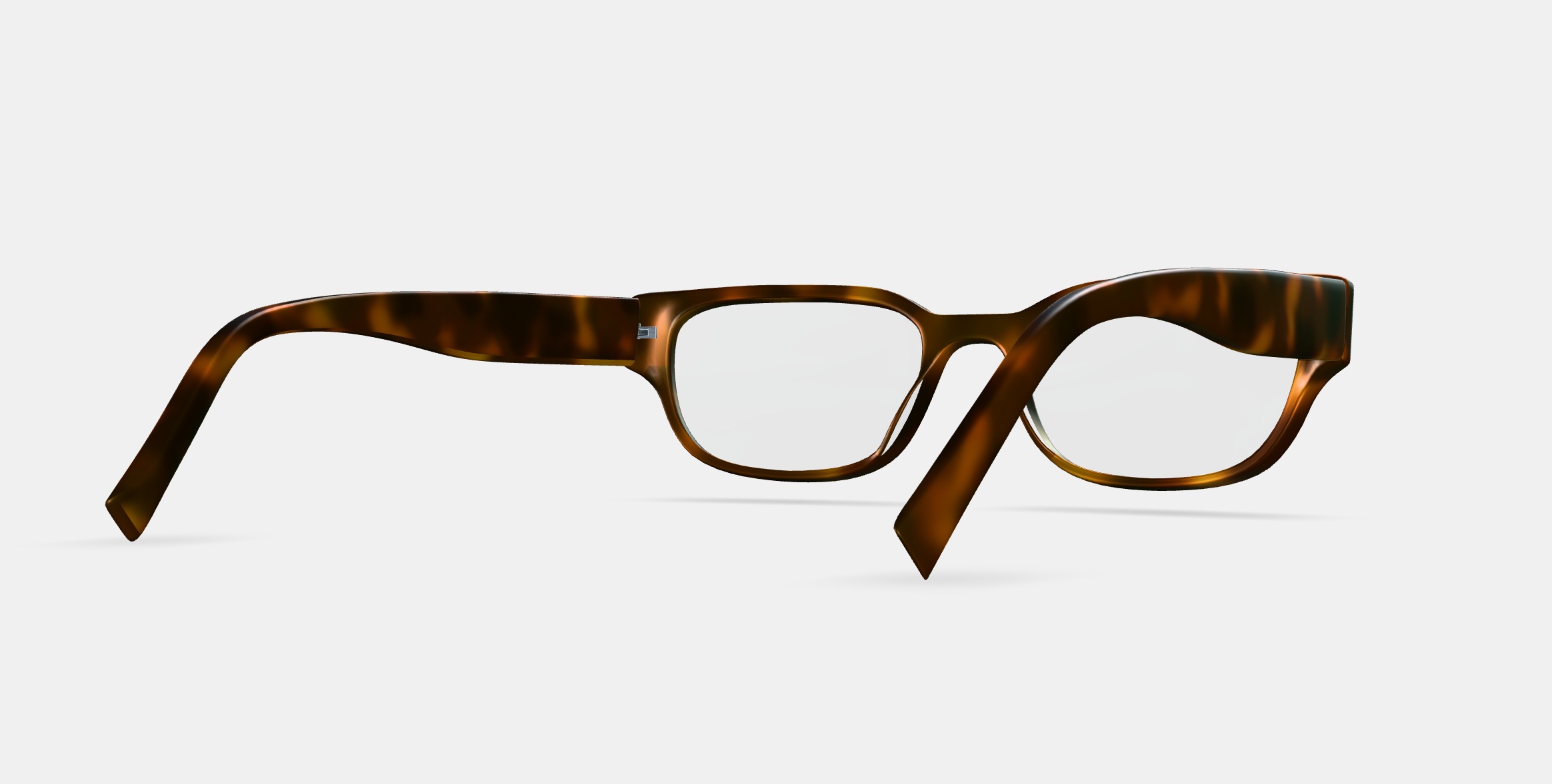 Brewster Eyeglasses in Woodgrain Tortoise 3D model_26