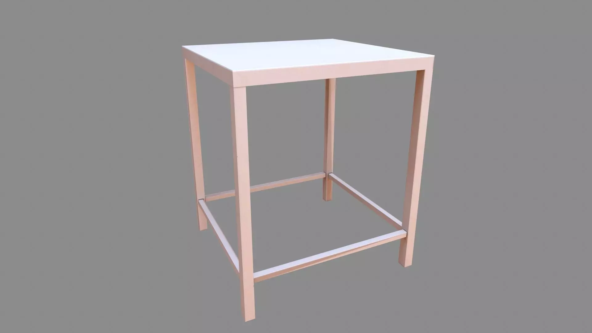 Table Low-poly 3D model_0