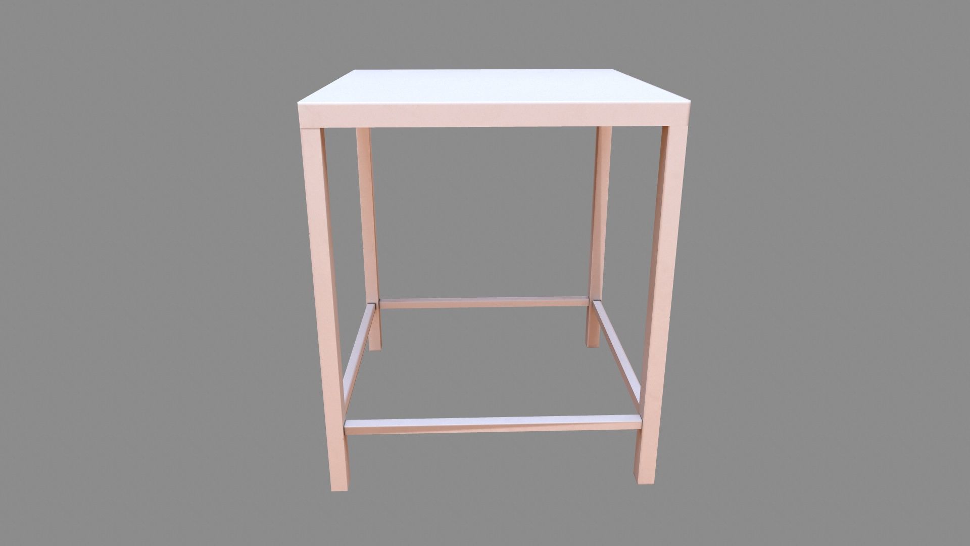 Table Low-poly 3D model_2