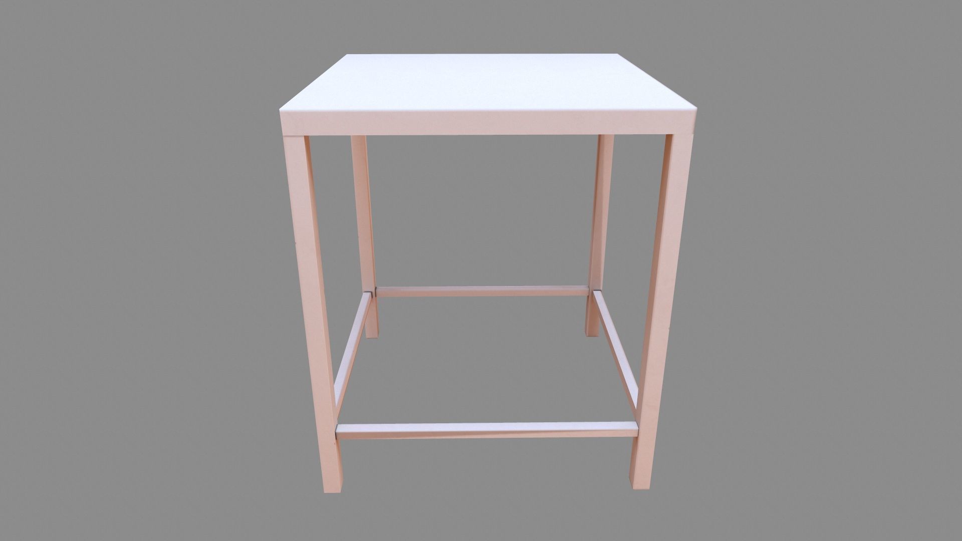 Table Low-poly 3D model_7