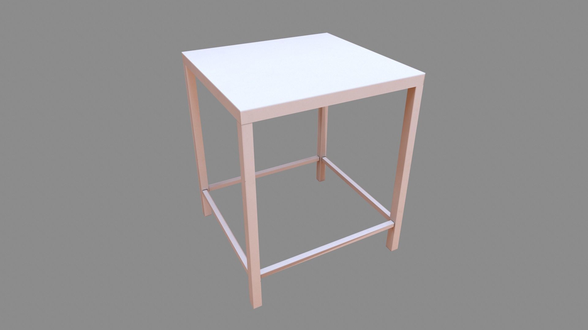 Table Low-poly 3D model_5
