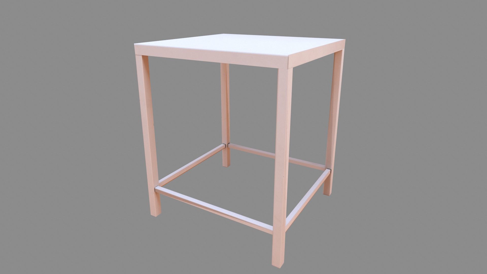 Table Low-poly 3D model_3