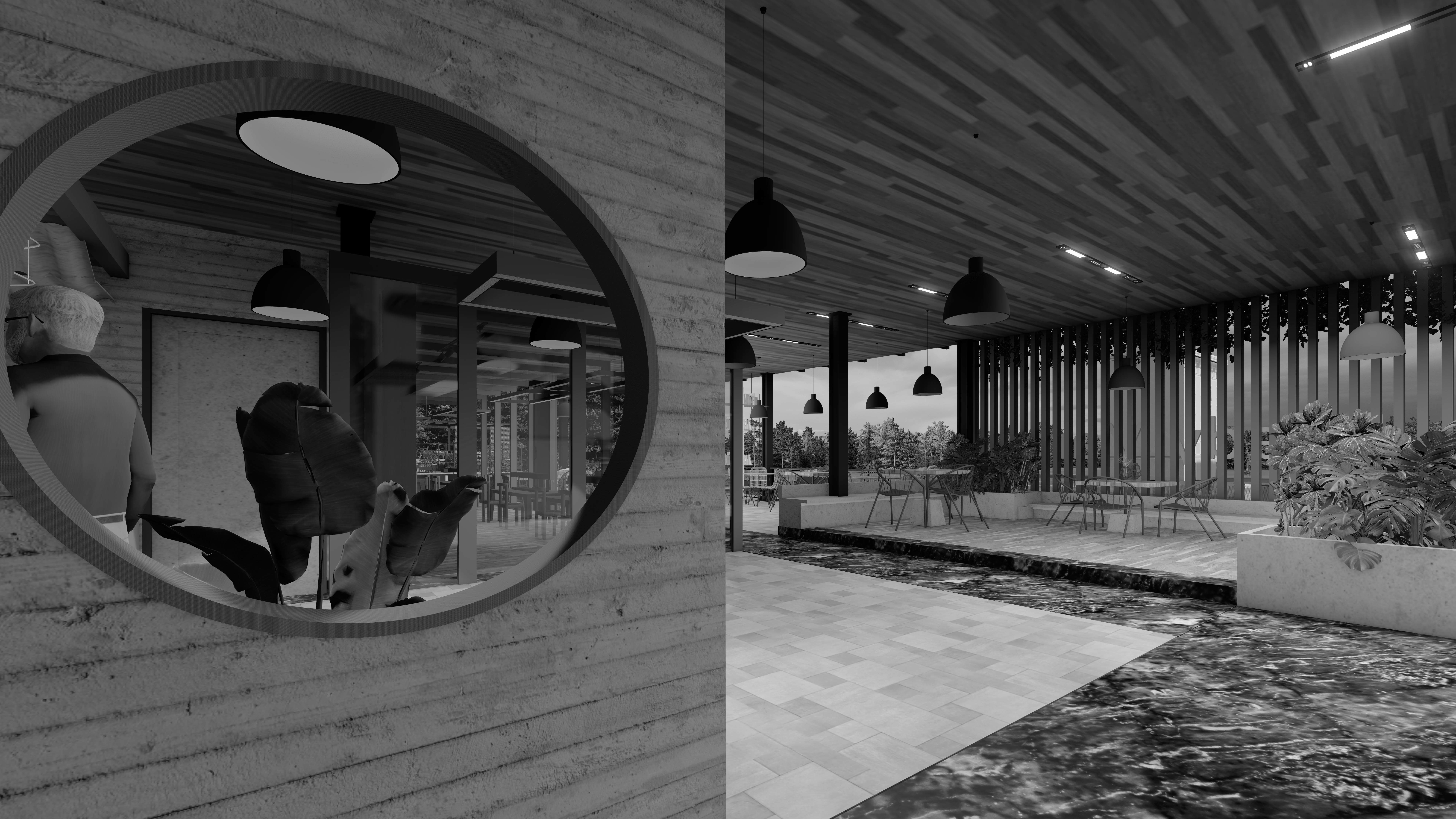 Ready Mart Cafe A Natural Blend of Comfort and Creativity Low-poly 3D model_5