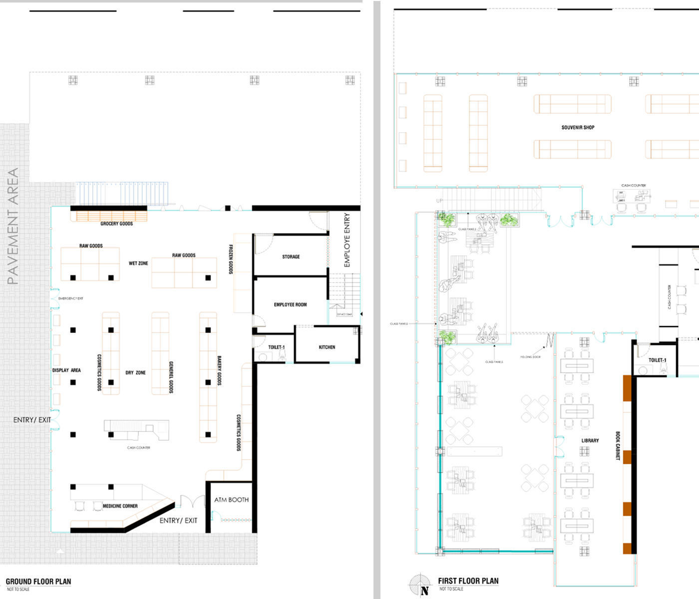 Ready Mart Cafe A Natural Blend of Comfort and Creativity Low-poly 3D model_4
