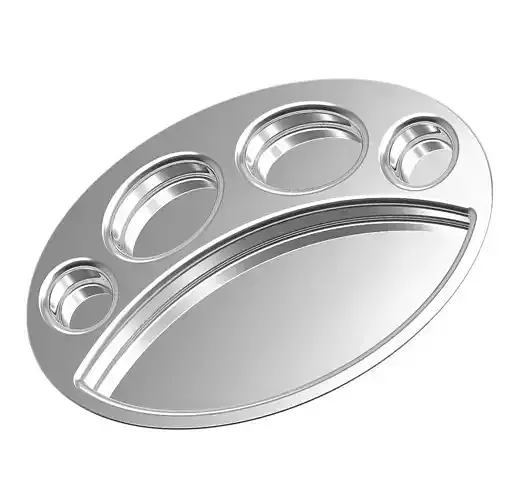 Premium Oval Plate 3D print model