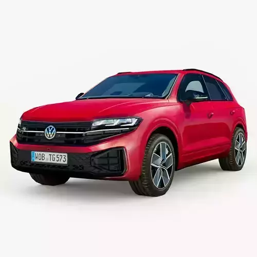 Volkswagen Touareg 2024 Low-poly 3D model
