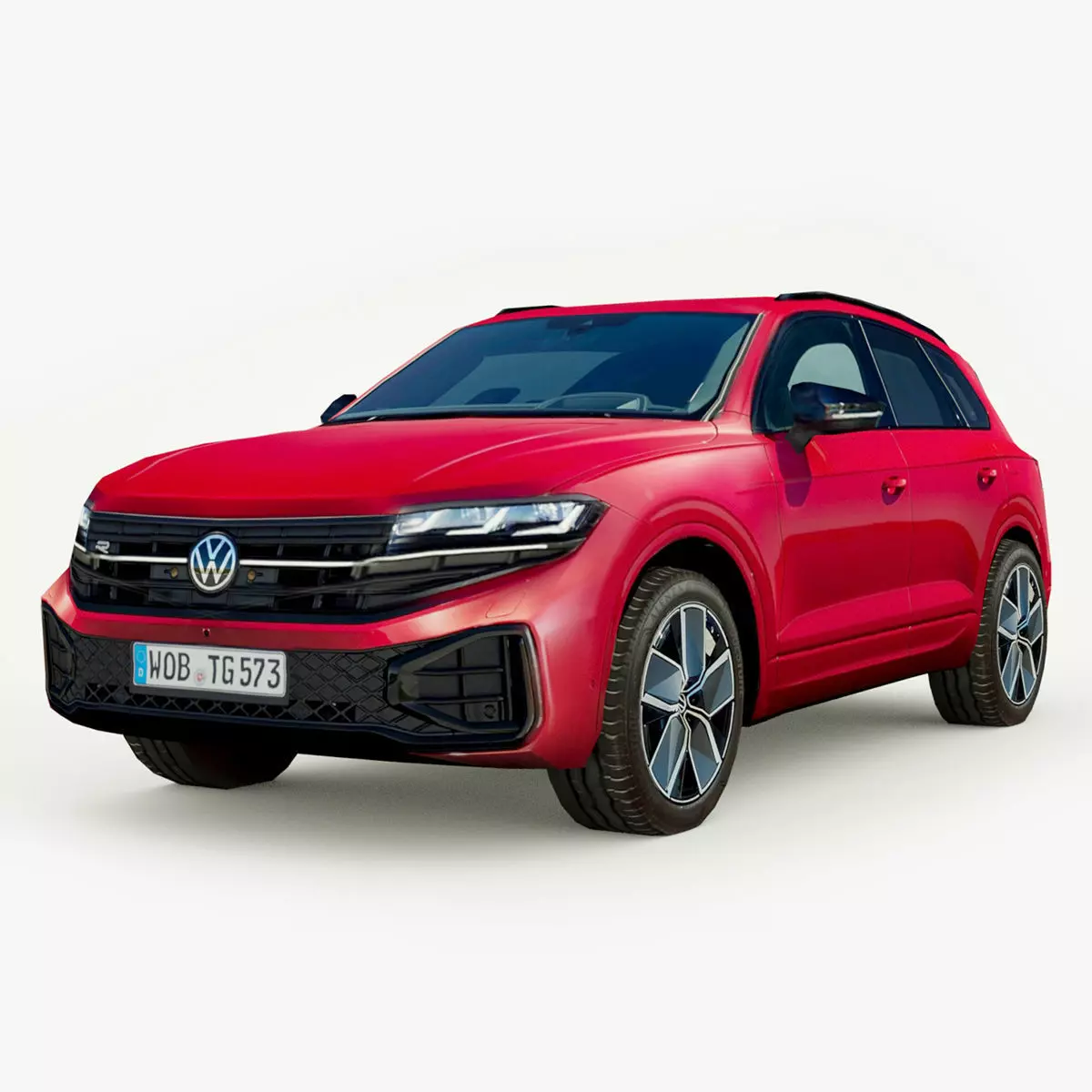 Volkswagen Touareg 2024 Low-poly 3D model