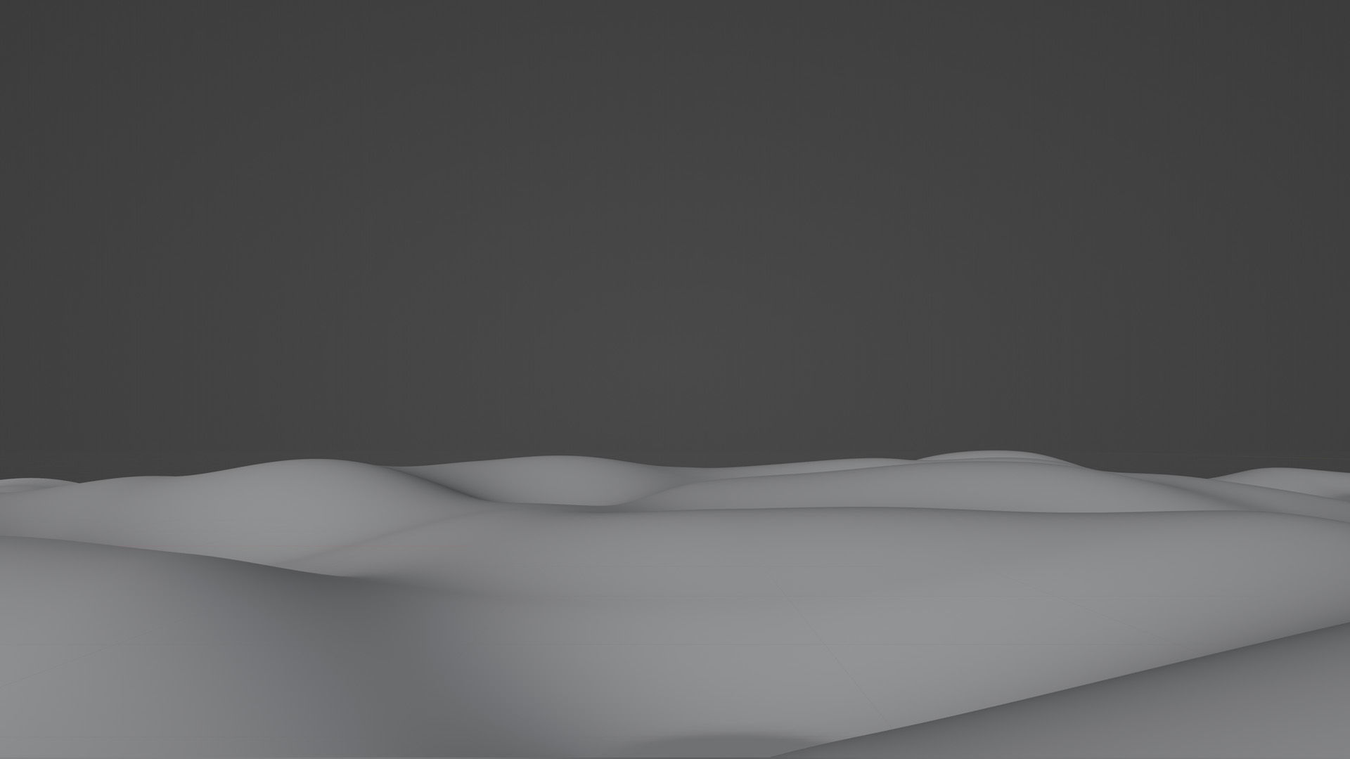 Hilly Snow Landscape Scene in Blender 3D model_11