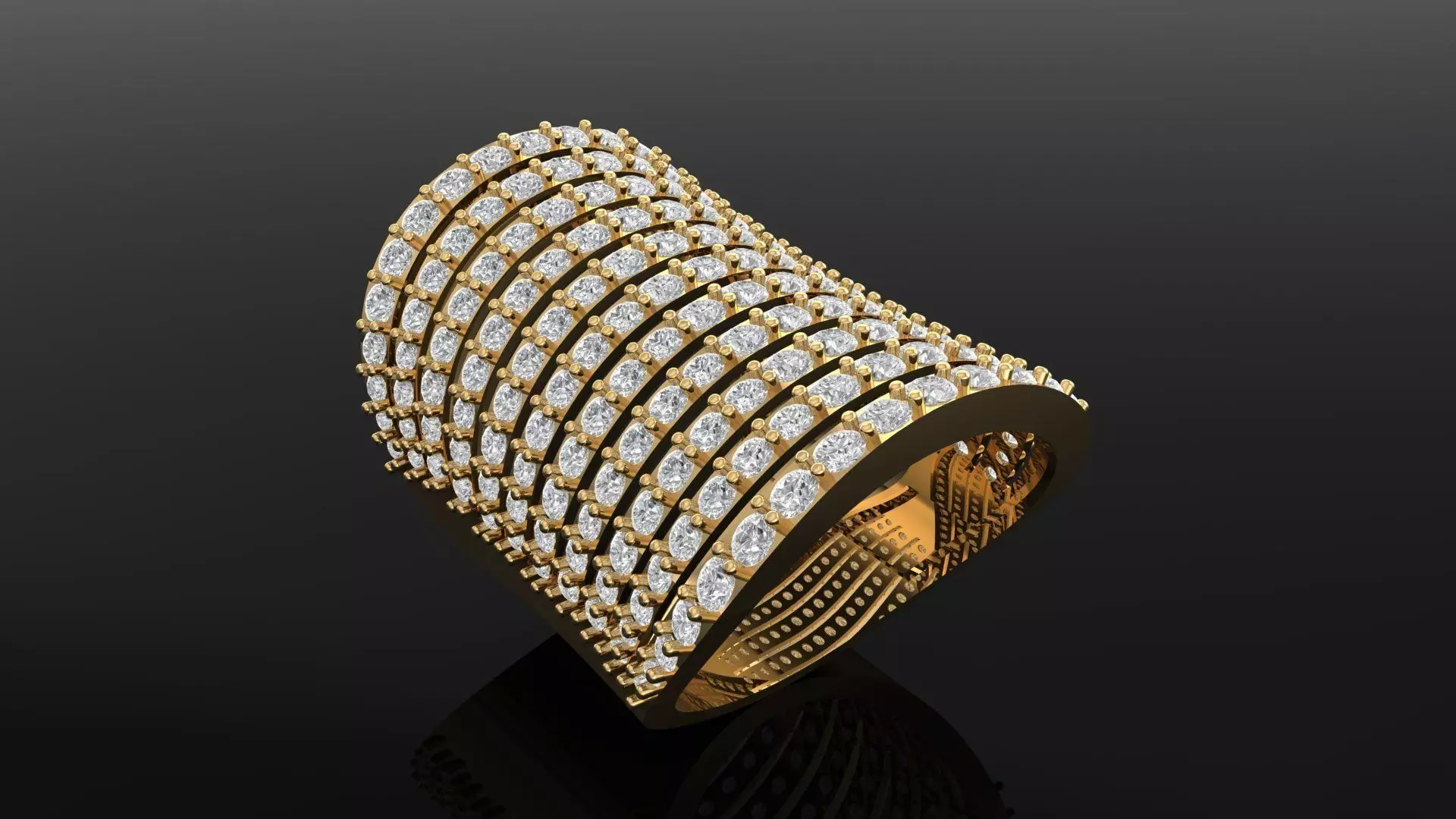 Gold ring 3 Free 3D print model