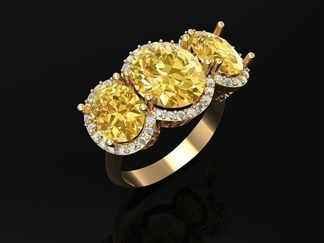 Gold ring 4 Free 3D print model