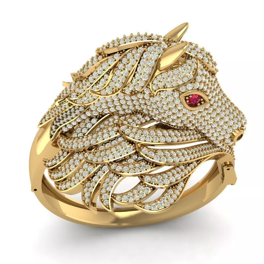Horse bracelet Jewelry Free 3D print model
