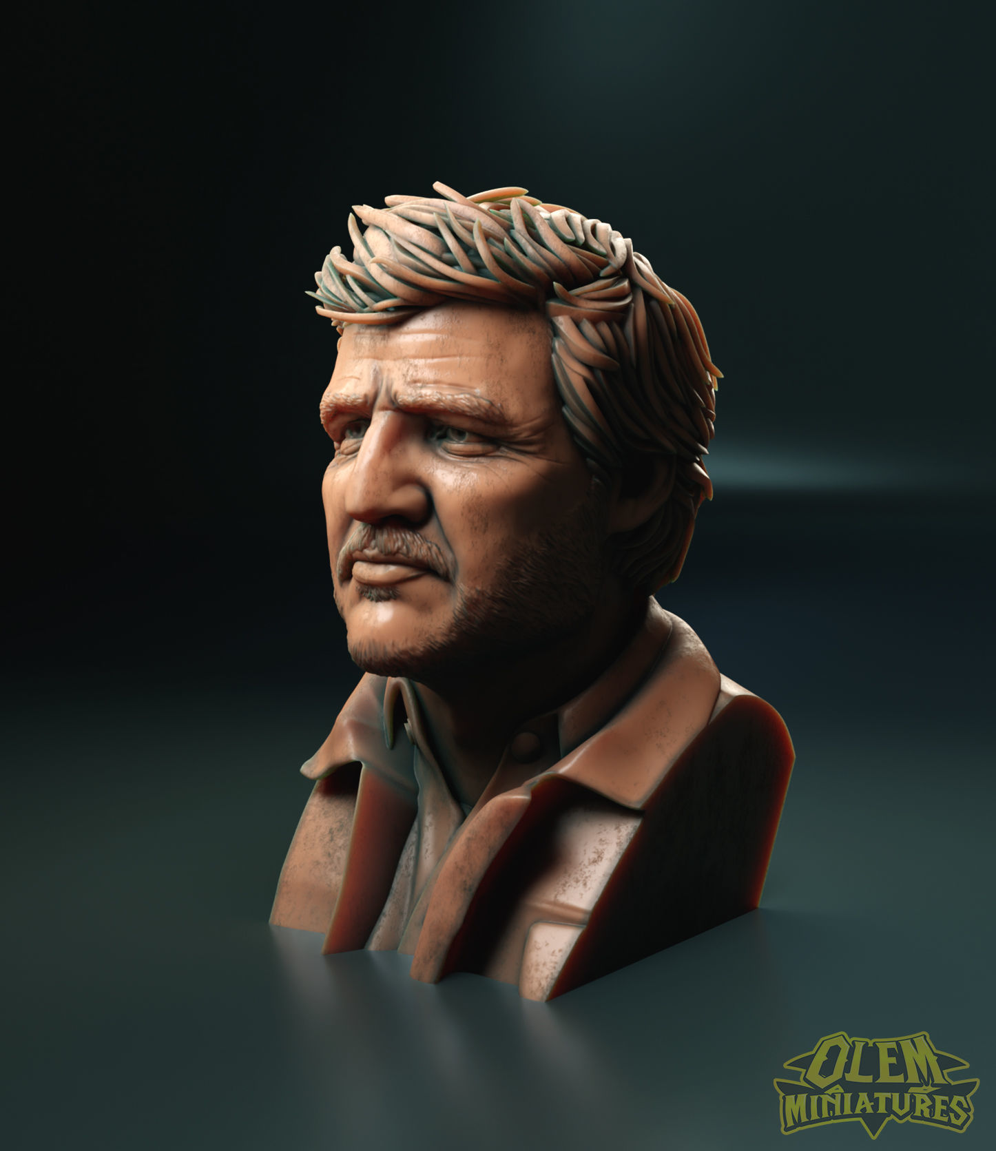 Joel - Pedro Pascal bust - The Last of Us 3D print model  3D print model_2
