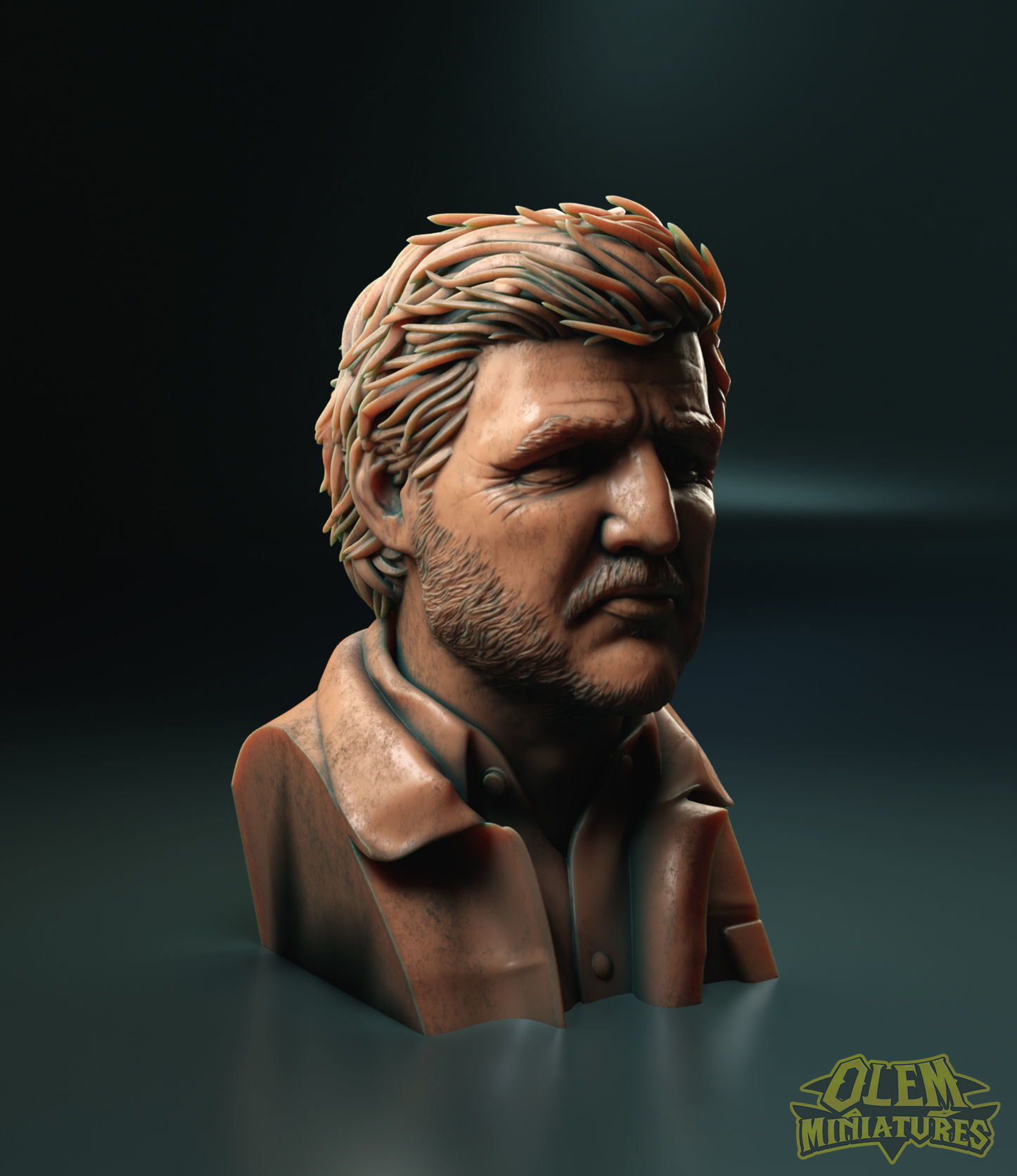 Joel - Pedro Pascal bust - The Last of Us 3D print model  3D print model_1