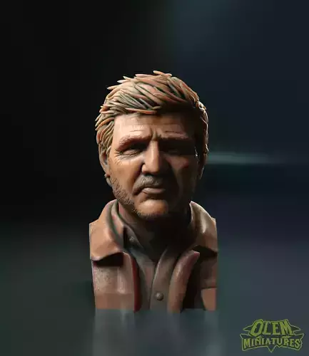 Joel - Pedro Pascal bust - The Last of Us 3D print model  3D print model