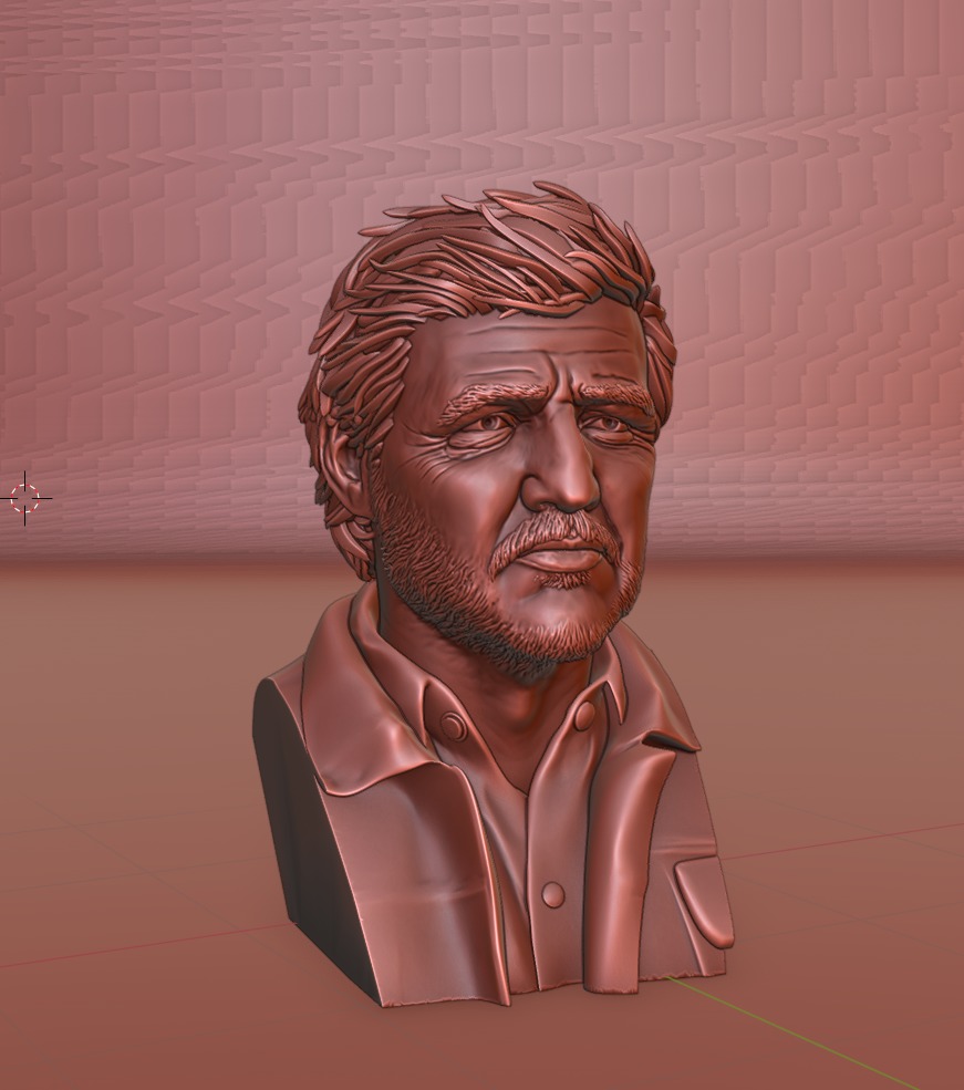Joel - Pedro Pascal bust - The Last of Us 3D print model  3D print model_5