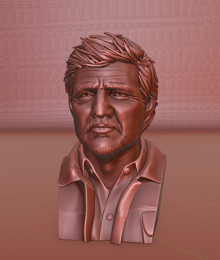 Joel - Pedro Pascal bust - The Last of Us 3D print model  3D print model_4