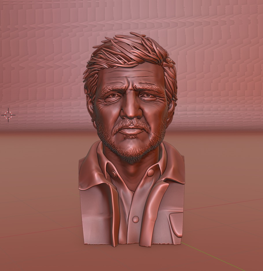Joel - Pedro Pascal bust - The Last of Us 3D print model  3D print model_3