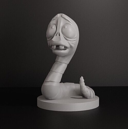 Corpse Bride worm tim burton 3D print model
