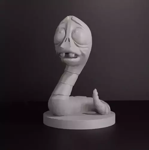 Corpse Bride worm tim burton 3D print model