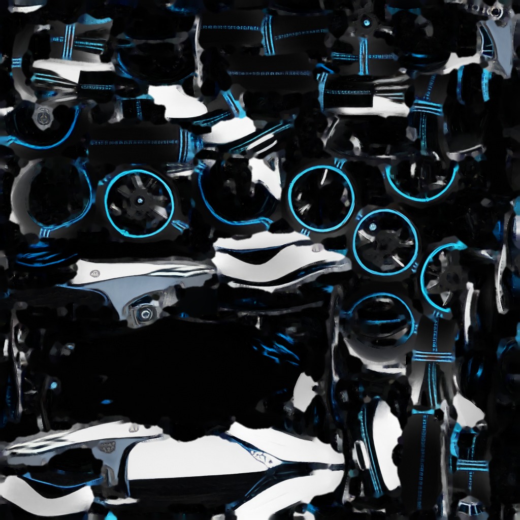 Futuristic Concept Car Model 3D model_10