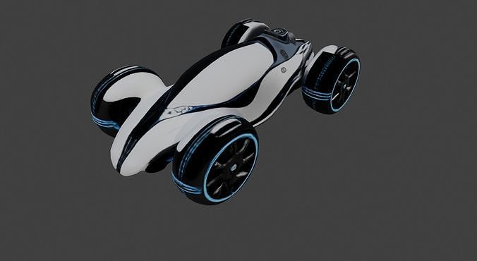 Futuristic Concept Car Model   3D model