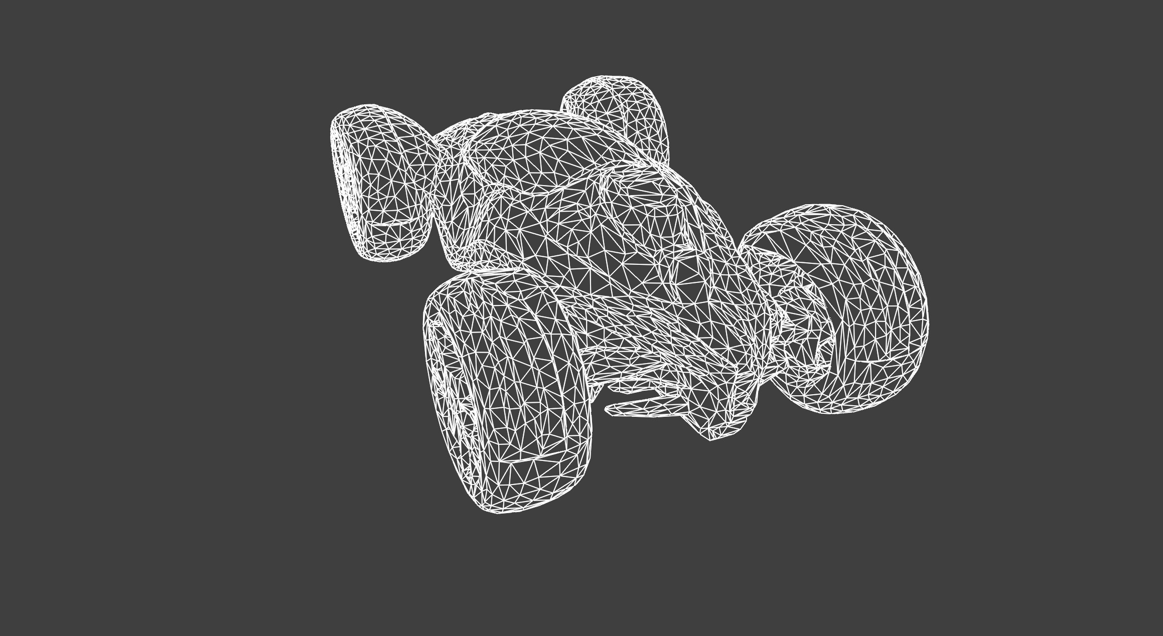 Futuristic Concept Car Model 3D model_1