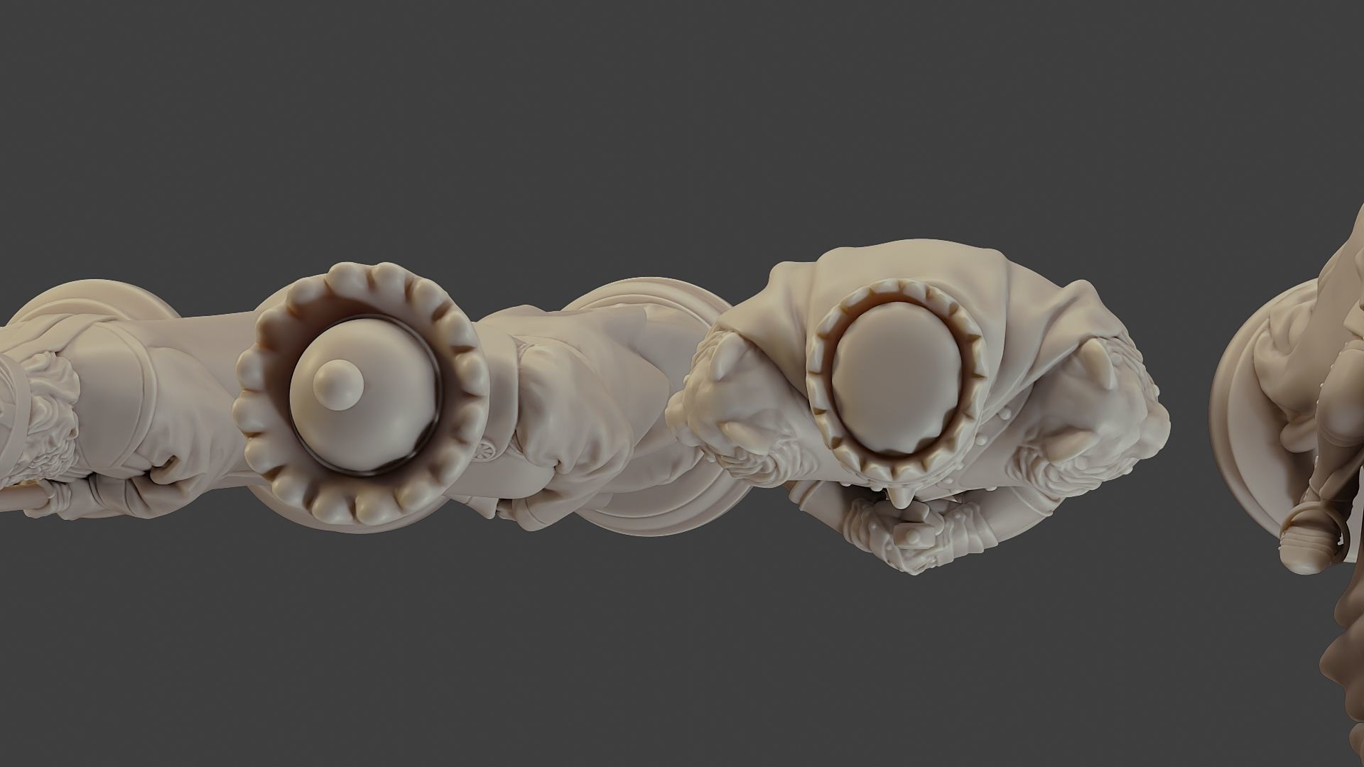 Medieval Crusader Chess Set MCCHS 1 3D print model_17