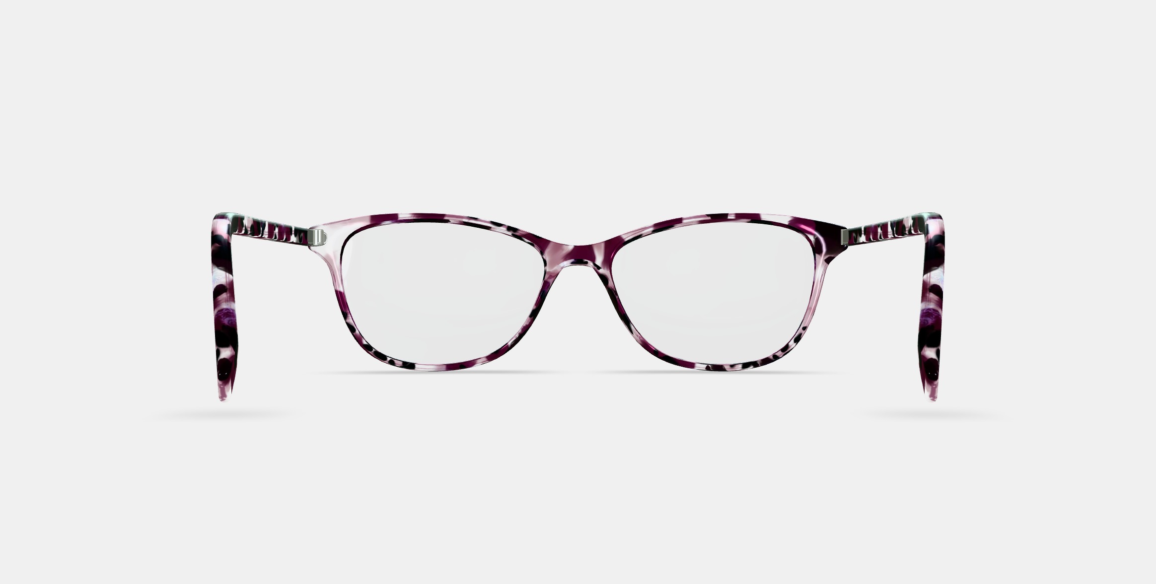 Daisy Low Bridge Fit Eyeglasses in Violet Quartz Crystal with P 3D model_15