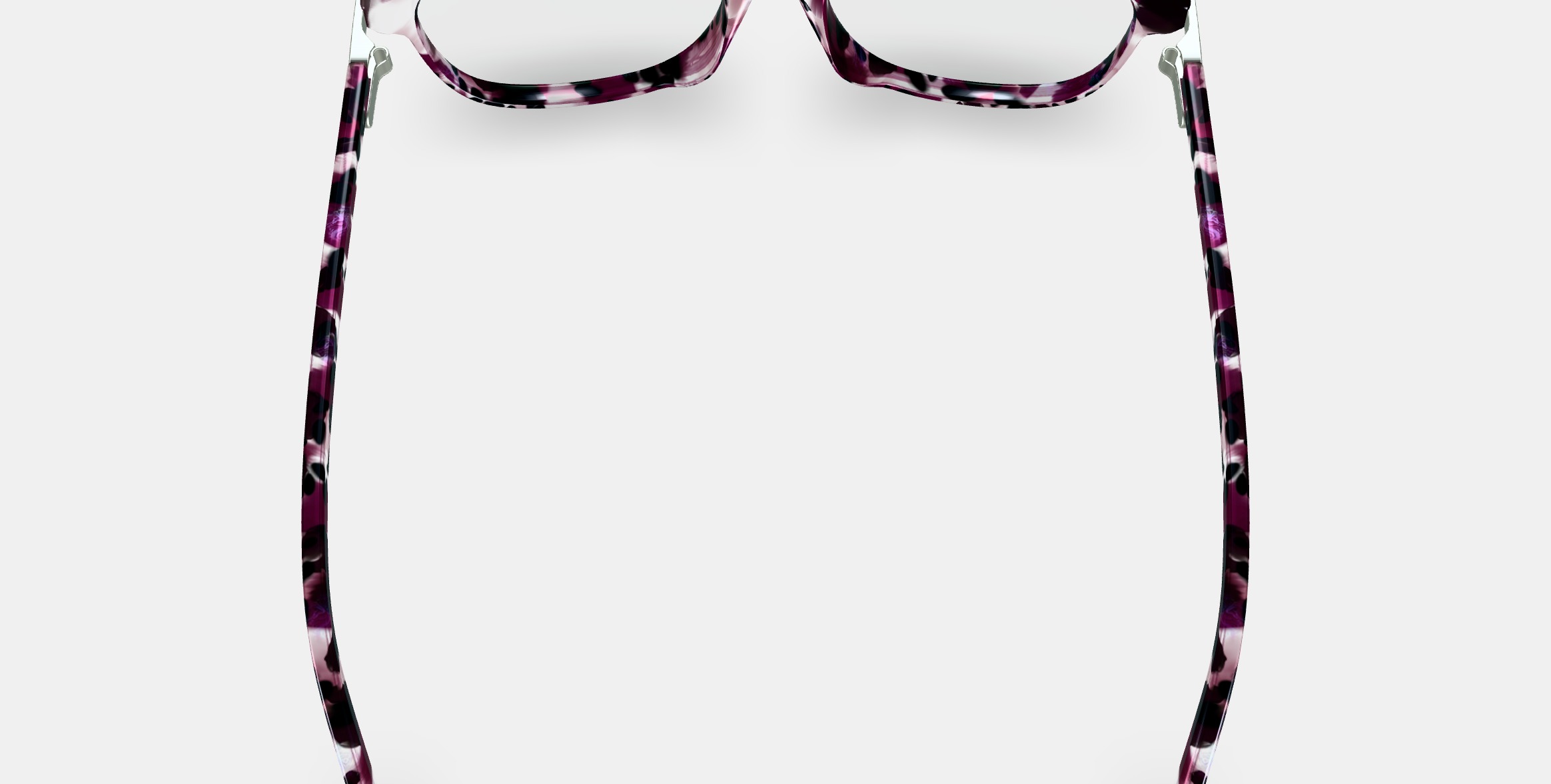 Daisy Low Bridge Fit Eyeglasses in Violet Quartz Crystal with P 3D model_4
