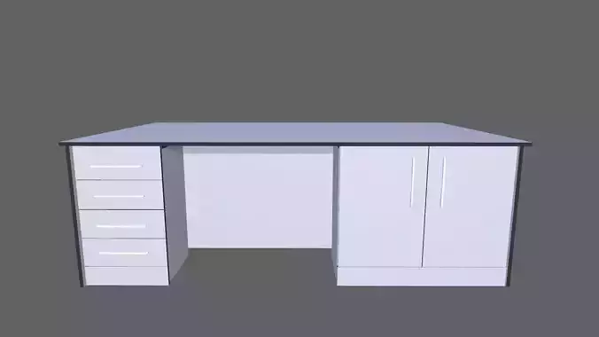 Desk 3D Model