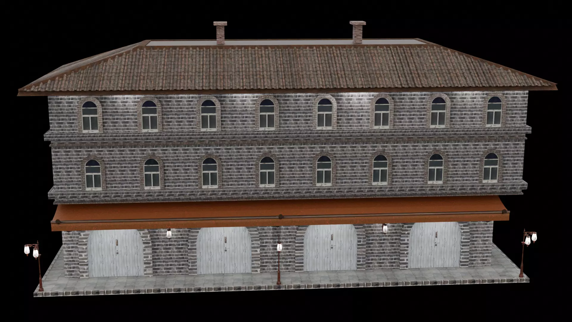 Old Building Free 3D model