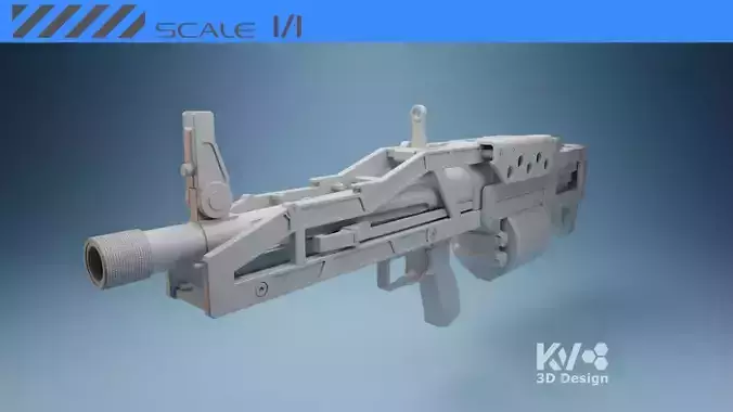 KV-Death Stranding-Shotgun Lv 1 3D print model
