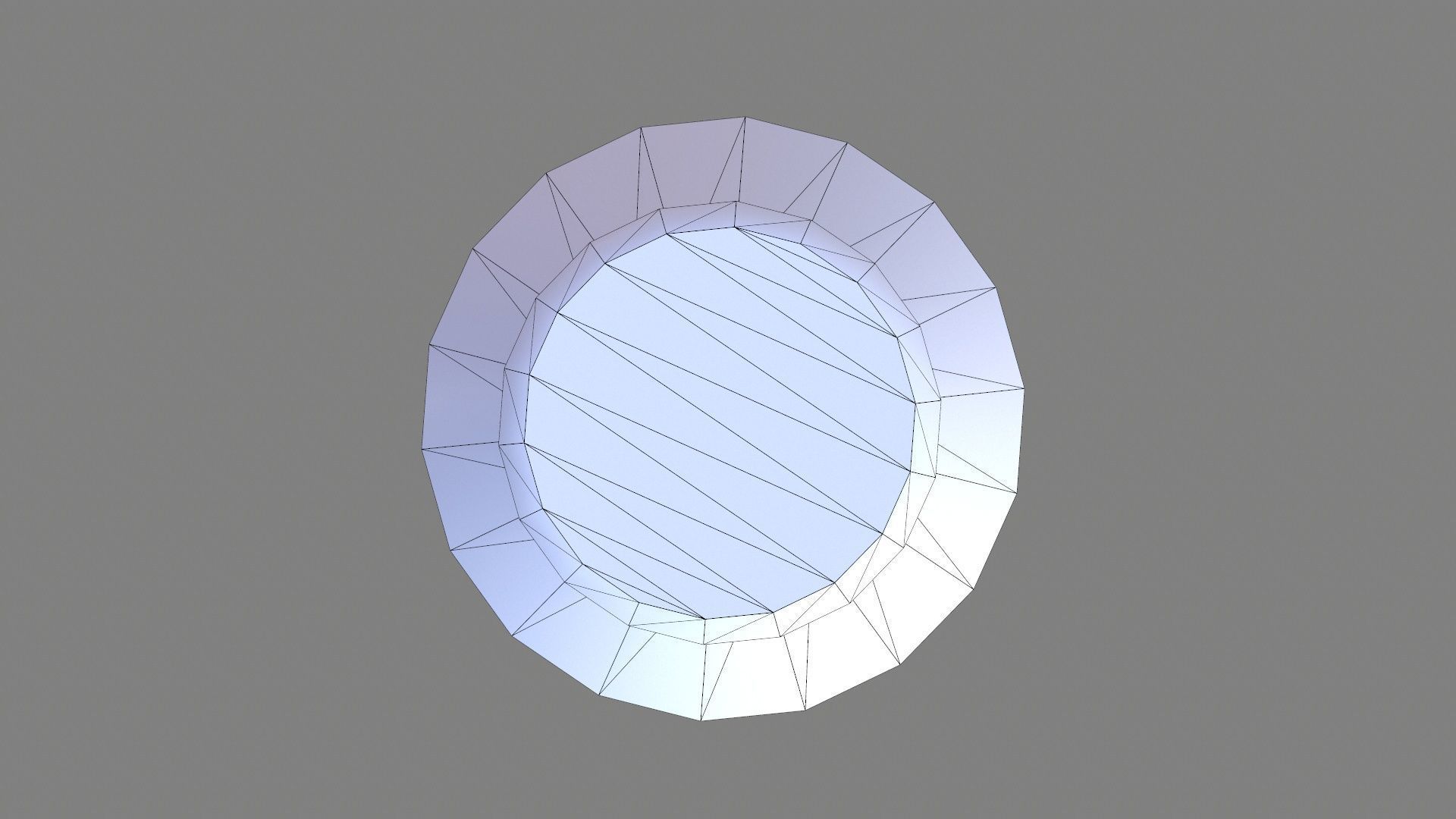 Medicine Bottle Low-poly 3D model_7