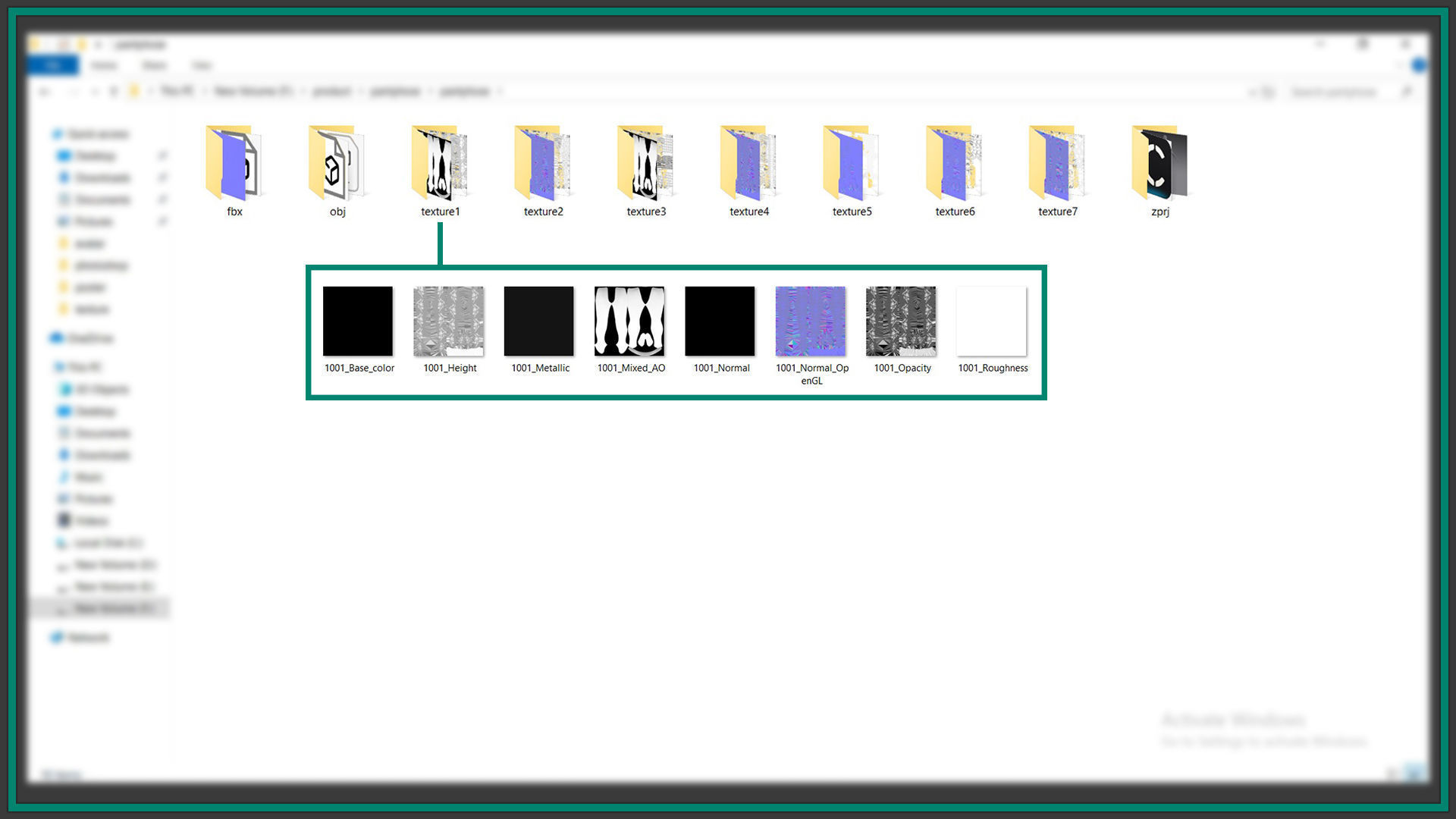 female pantyhose with 7texture Low-poly 3D model_8