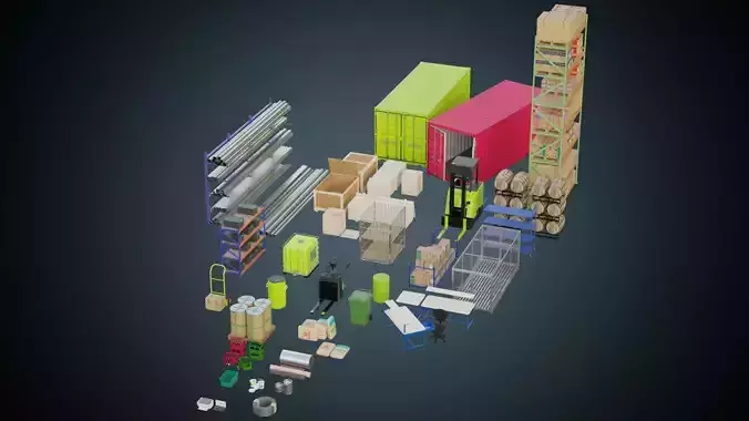 Warehouse Props Collection 1 Basic 