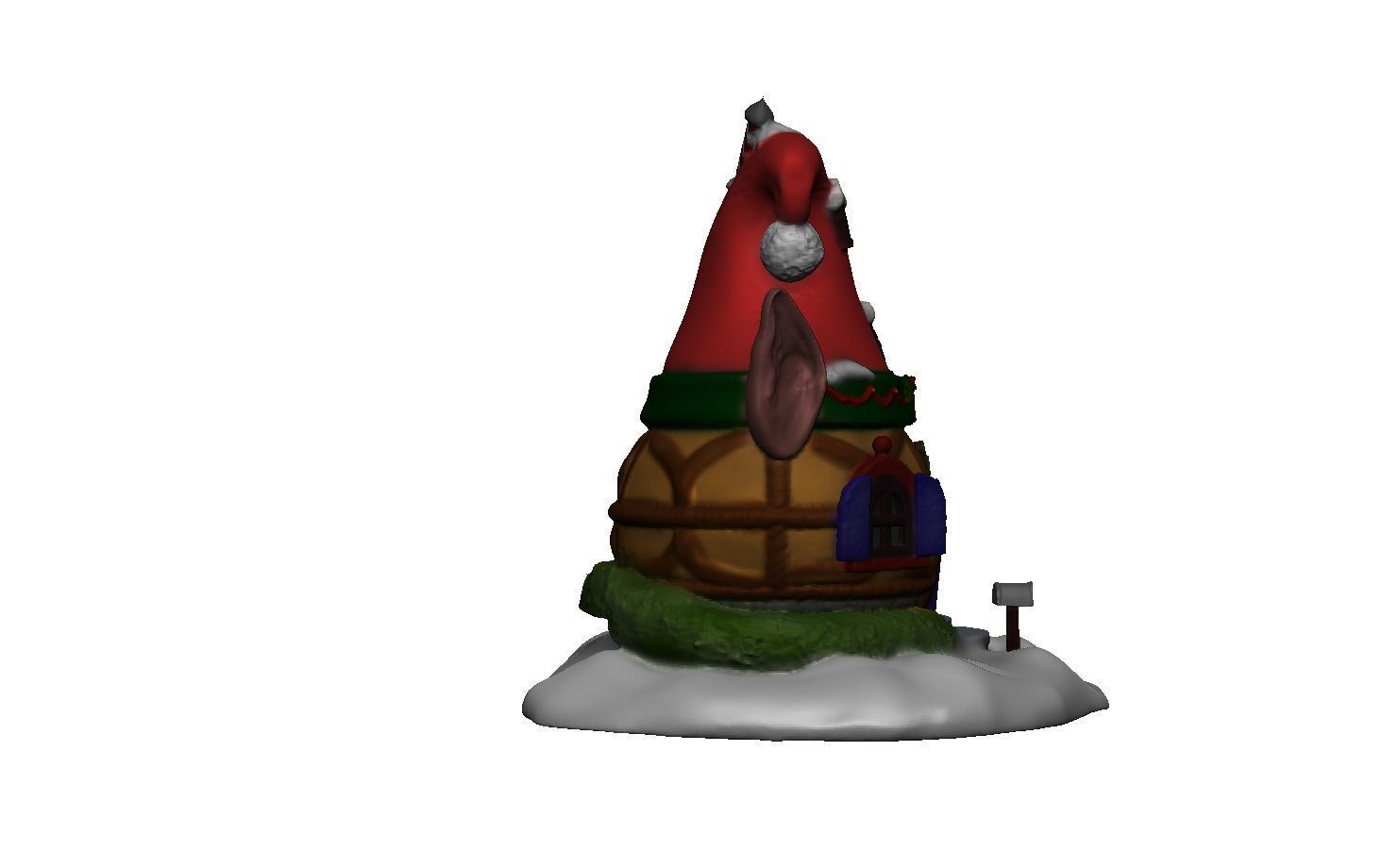 Elf House 1 - Dreamland Christmas Town 3D print model_3