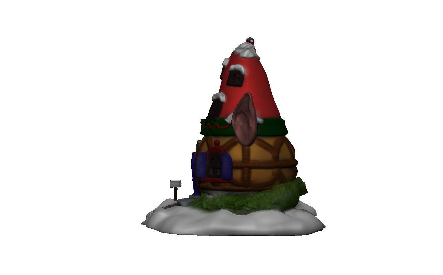 Elf House 1 - Dreamland Christmas Town 3D print model_2