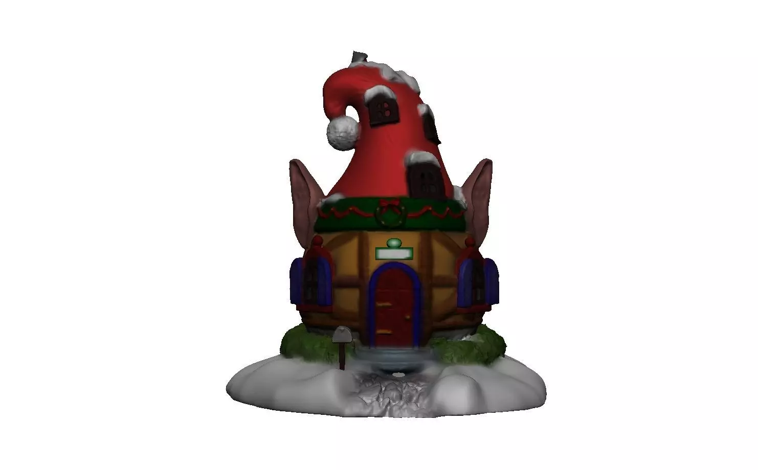 Elf House 1 - Dreamland Christmas Town 3D print model_0