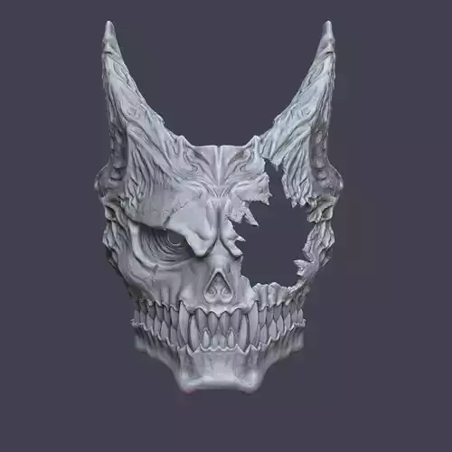 Kaiju No8 3D Mask Eye Crack Model 2 Versions