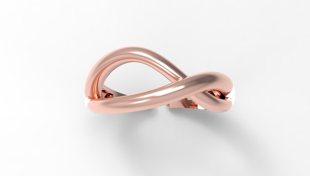 Minimal ring with three different weights Ready for 3d printing  3D print model_17