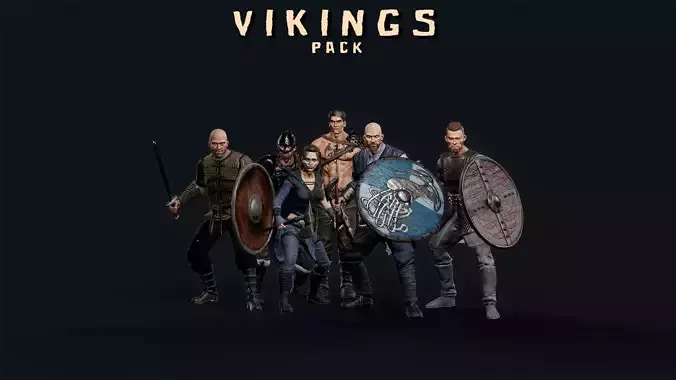 VIKING PACK R 3D Model Collection