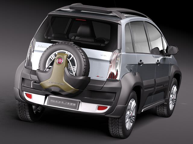 Fiat Idea Adventure 2011 3D model_5