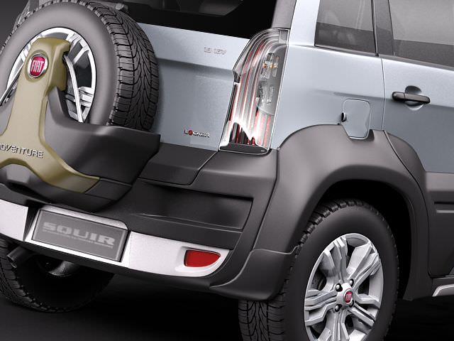 Fiat Idea Adventure 2011 3D model_3