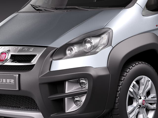 Fiat Idea Adventure 2011 3D model_2