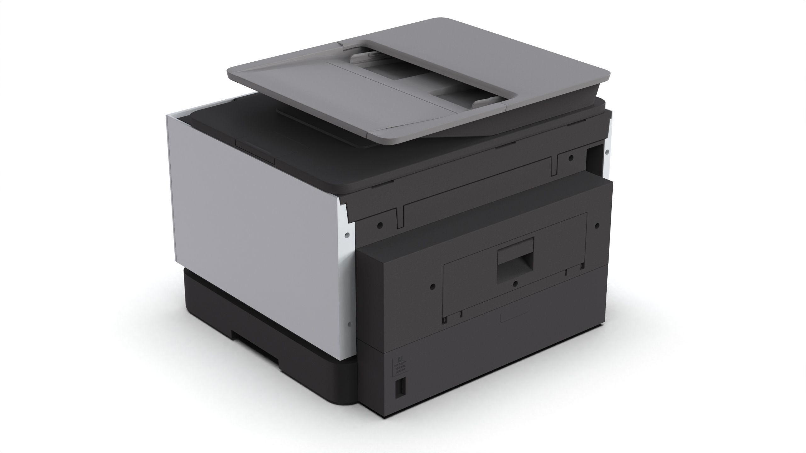 HP OfficeJet Pro 9025e Low-poly 3D model_3