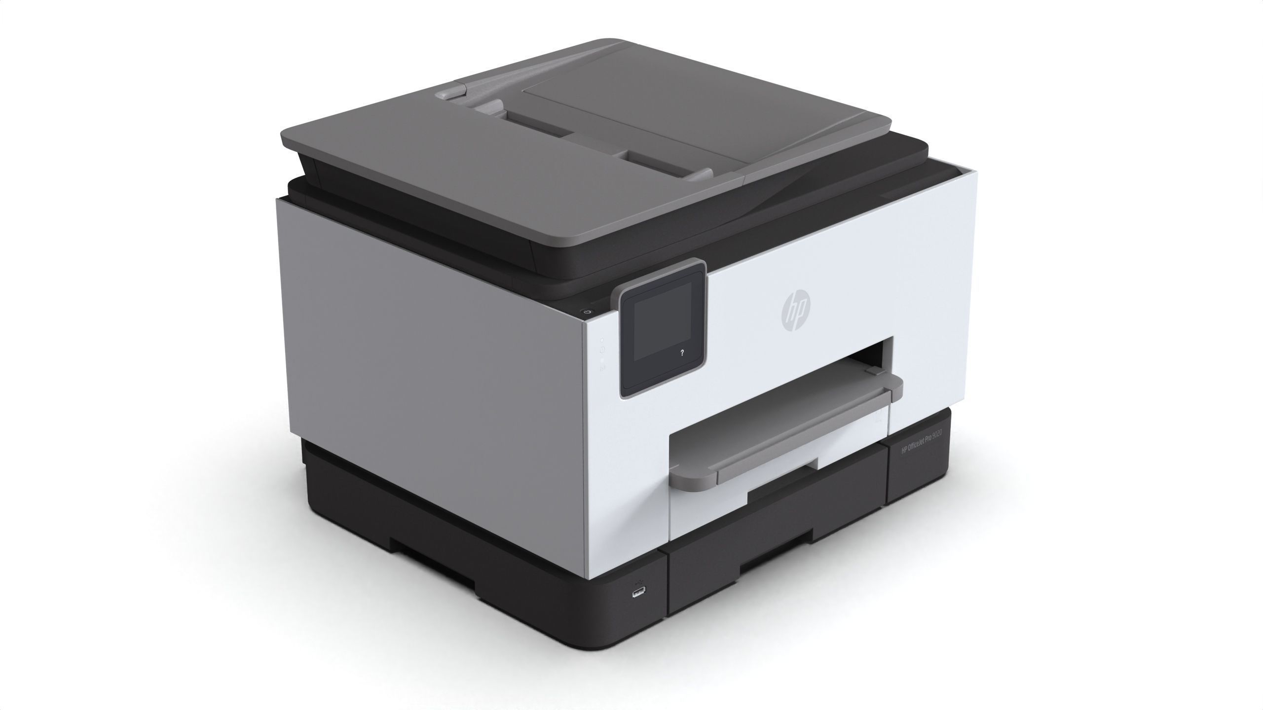 HP OfficeJet Pro 9025e Low-poly 3D model_2
